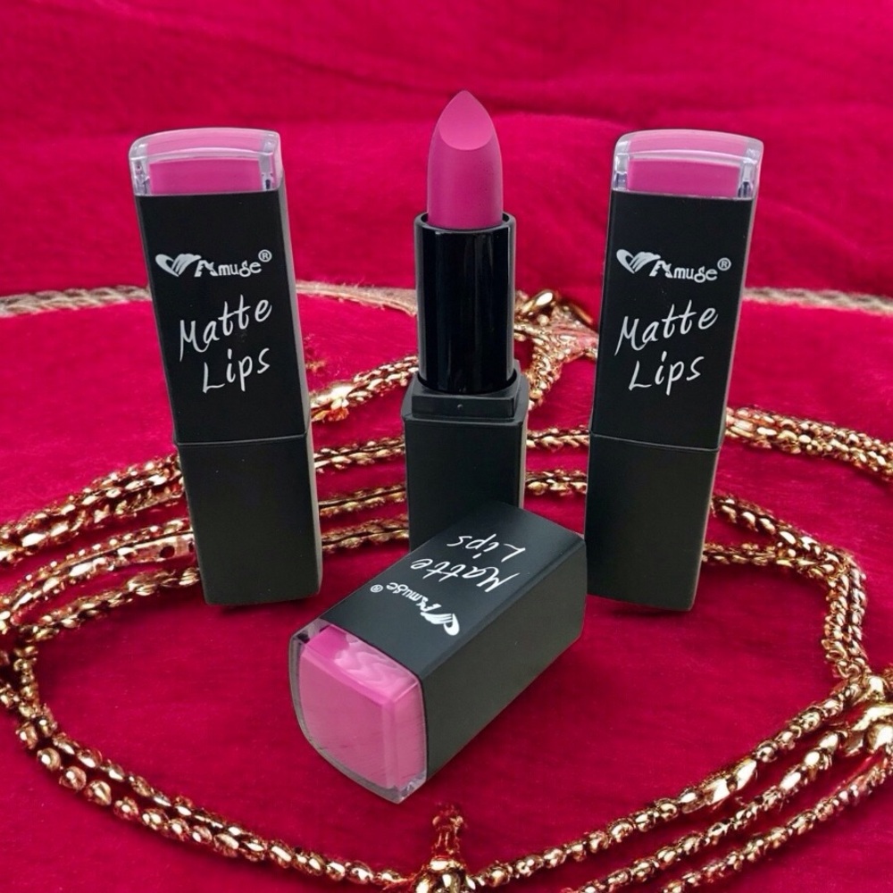 🆕3pcs Amuse Matte Lips Lipstick